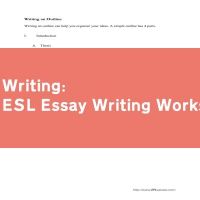 ESL Essay Writing Worksheets