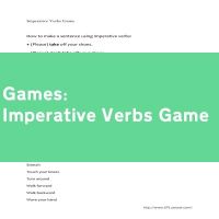 Imperative Verbs Game