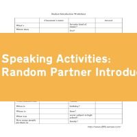 Random Partner Introductions