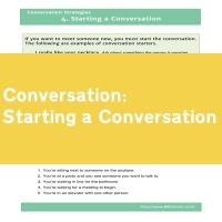 Starting a Conversation