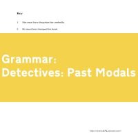 Detectives: Past Modals